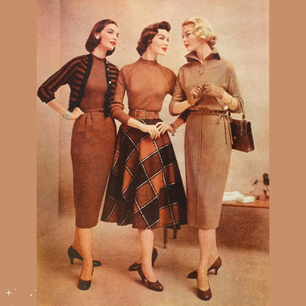 Embracing the Elegance of 1950s Autumn Fashion